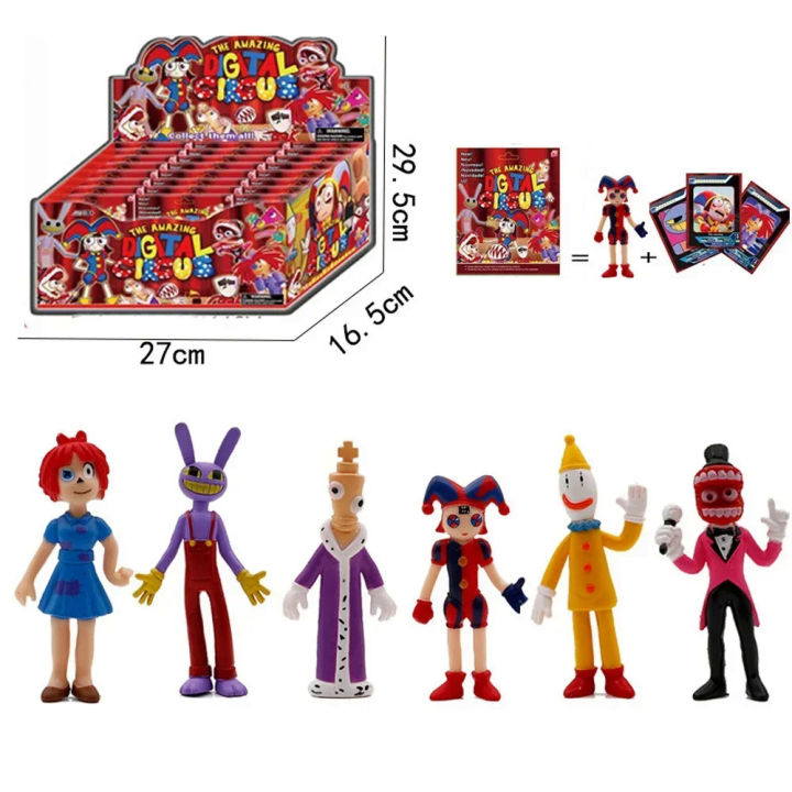 New Car-mounted Magical Digital Circus Rabbit Clown Doll Set Animation ...