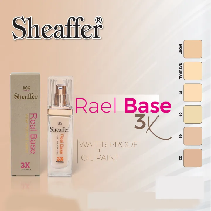 Sheaffer%20Foundation%20Real%20Base%20Oil%20Control%20and%20Water%20Proof%20Shade%20Ivory%20-%20Image%203