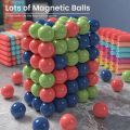 Magnetic Building Blocks for Kids Construction Toys for Boys and Girls, Large Size Magnetic Sticks and Balls  Set for Kid’s Early Educational Learning (25PCS). 