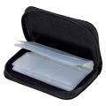 Bag Memory Cards Case To Keep Collection Of Memory cards For Cameras And Phone - Black. 