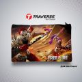 Traverse Free Fire Pencil Pouch (Digitally printed on Cloth). 