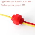 10PCS Quick Electrical Cable Connectors Snap Splice Lock/Parallel Buckle Free Wire Terminal Clamp/Wire Terminal Simple Crimp Wire Connector /Without Breaking Insulated Waterproof Electric Wire Connector. 