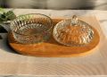 Chocolate Dish Candy Dish Sugar Bowl Sugar Dish Glass Serving Dish Dates Serving Dish Glass Serving Bowl - Chocolate Bowl - Candy Bowl - Decoration Imported. 