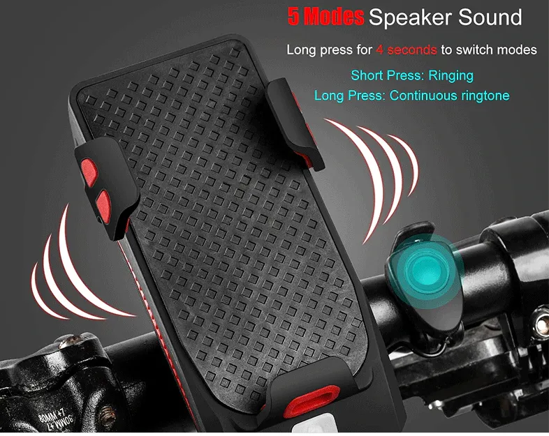 Power Bank Multifunction IN Bike Light 400 Lumens Bike