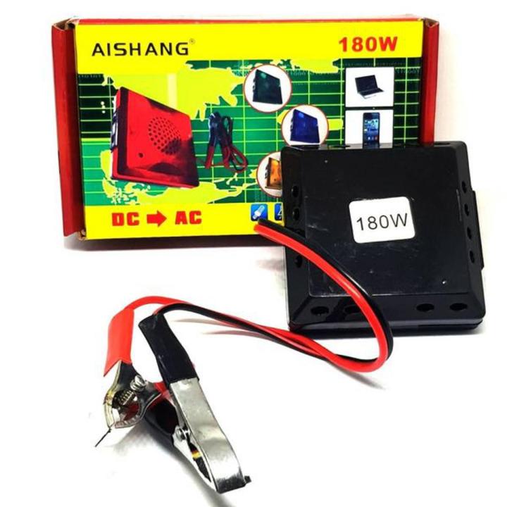 DC 12V into AC 220V Power Mini Inverter  (180watt) For Mobile  ,Wifi Router ,Digital Audio Systems ,Lights Etc