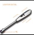 Pulse Arc Lighter Electric Windproof BBQ Lighters USB Chargeable Metal Hose Kitchen Cooking  stylish Lighter Imported and High Quality. 