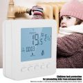 FTVOGUE Digital Thermostat Intelligent LCD Display Heating Thermostat Programmable Room Temperature Controller Under Home Household Temperature Tool. 