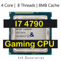 Intel I7 4790 Desktop / Computer Gaming Processor 4rd Generation - FCLGA 1150 Socket CPU / Processor for Gaming PC or Computer – 4rd Generation i7 CPU - 4rd Generation i7 CPU Processor - i7 4790 or 4790K CPU. 