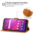 For Alcatel Axel (5004R) / Lumos (DALN5023) Leather Phone Case. 