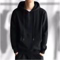 Bindas Collection High quality imported casual pull over Black kangaroo hoodie For Winter For Men/kangaroo hoodie For Women. 