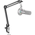 FIFINE BM63 Arm Stand-Heavy Duty Boom Arm, Suspension Scissor Adjustable Mic Stand with Desk Mount, 5/8" Screw, Cable Ties, for Recording Gaming Streaming Podcasting. 