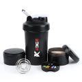 Best Quality Protein Shaker Bottle, Sports, Strada Shaker Cup, Blender Bottle Shaker,3-in-1 for Convenient Mixing Storage(500ML),Hydration-Perfect for Fitness .Fitting easily into gym Bags   Pre workout Men and Women.. 