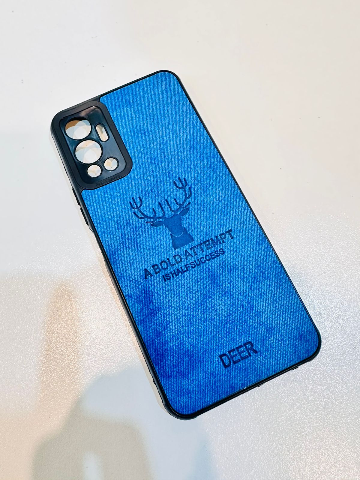 Lahore Mobile Case For Infinix Hot 12 Hybrid Soft TPU Deer Pattern Leather Shockproof Case Cover - Infinix Hot 12 Back Cover 9