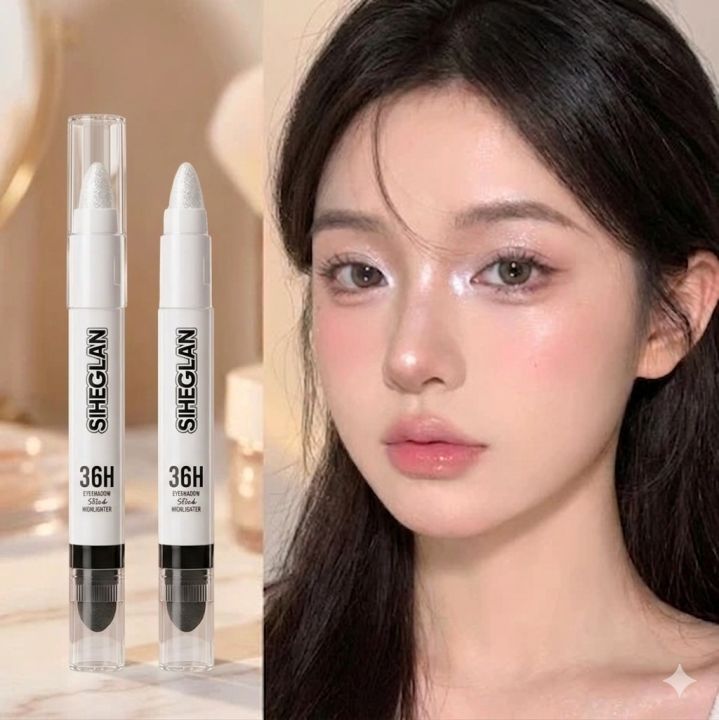 ORGINAL%20KOREAN%20IMPORTED%20Silver%20Pearlescent%20Waterproof%20Highlighter%20Pen/%20Novice%20Long%20Lasting%20Flash%20Lying%20Silkworm%20Eye%20Shadow%20Makeup%20-%20Image%206