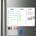 A2/A3 Size Magnetic Dry Erase Whiteboard for Fridge Magnet White Board Weekly Planner Calendar. 