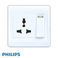Philips - Eco Q2 Universal Socket 13A with Switch. 
