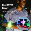 LED Bracelet Wide Application LED USB Charging Outdoor Sports Slap Luminous Wrist Light. 