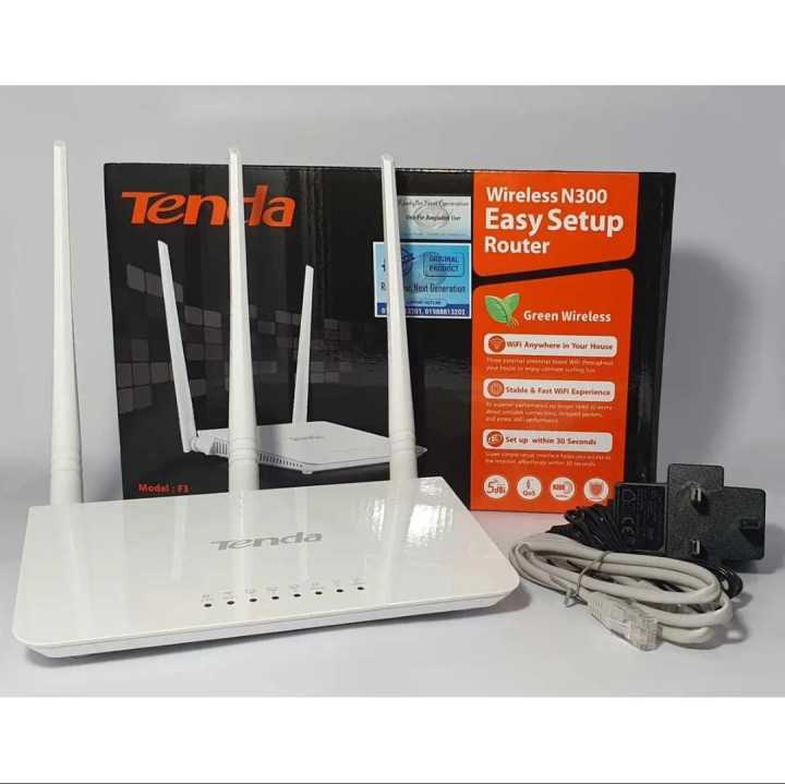 New Tenda F3 Wireless WIFI Router WI-FI Repeator Booster Extender WISP Home Network RJ45 4 Ports 300Mbps with Wireless Access Control IP based bandwidth control to assign bandwidth