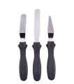 CAKE SPATULAS ANGLED BAKING TOOLS 3PICE SET. 