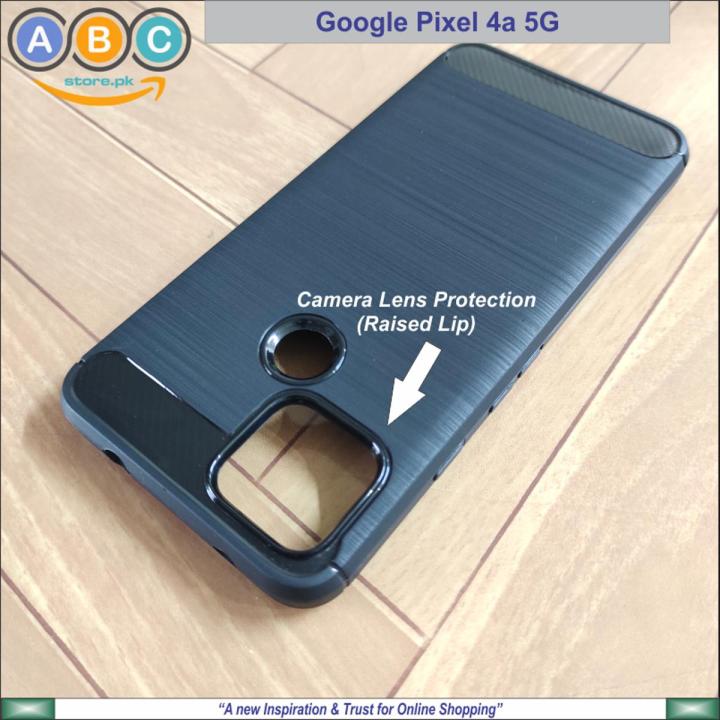 Google%20Pixel%204a%205G%20Case%20,%20Carbon%20Fiber%20and%20Brushed%20Texture%20Soft%20Silicone%20Shockproof%20Back%20Cover%20for%204a5G%20-%20Image%202