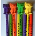 Piano Lead Pencil Star with Eraser (Pack of 12Pcs). 