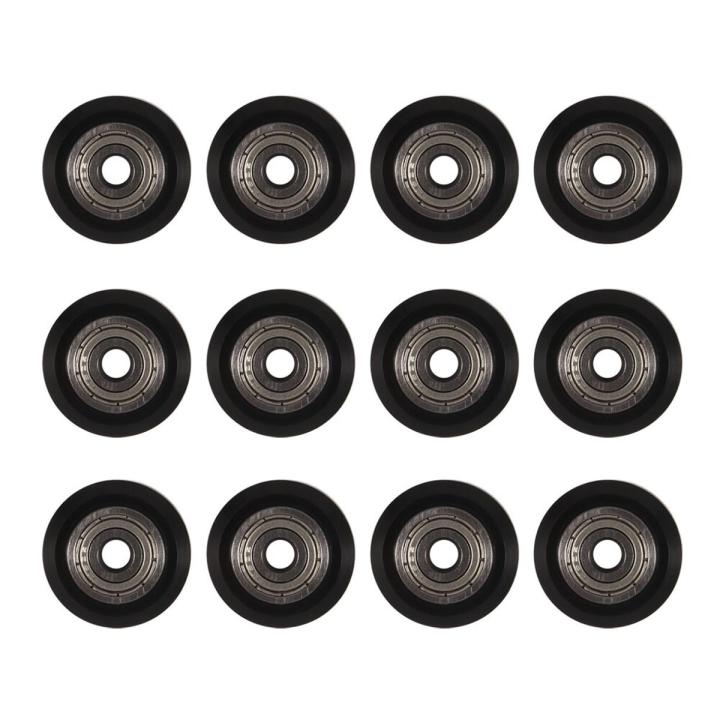 POM V Slot Wheel Big Plastic Pulley Wheel with Bearing Idler Pulley Gear Perlin Wheel for Creality Ender 3, CR-7, CR-8, CR-10