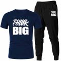 Think BIG Printed Summer Tracksuit For Men (Tshirt and Trouser). 