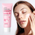 LAIKOU Japan Sakura Facial Scrub Cleanse & Exfoliate Dead Skin Soften Glow Skin Radiance 80g. 