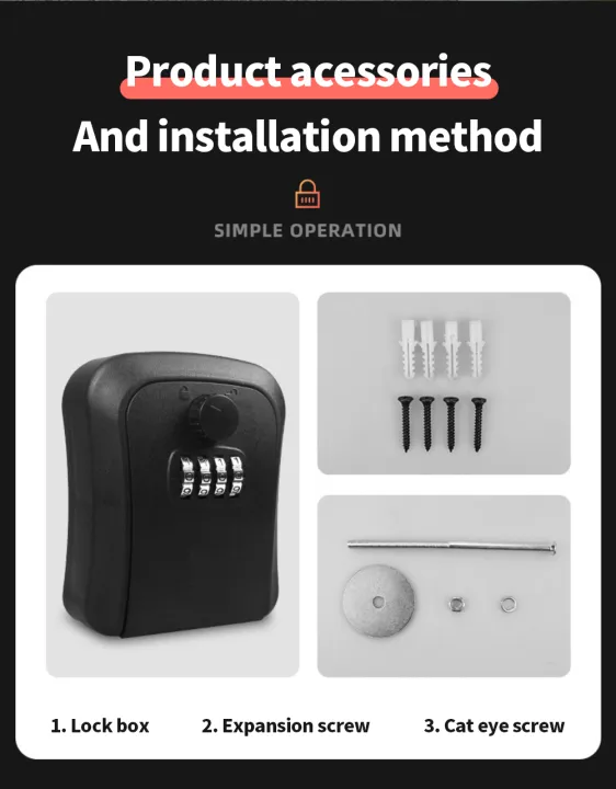Wall%20Mount%20Key%20Storage%20Secret%20Box%20Organizer%204%20Digit%20Combination%20Password%20Security%20Code%20Lock%20No%20Key%20Home%20Key%20Box%20professional%20design%20-%20Image%205