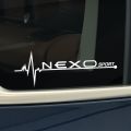 2PCS Car Side Window Sticker For Hyundai Getz GRANDEUR NEXO PALISADE STAREX TIBURON Tucson VENUE Accessories Vinyl Decal. 
