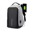 Geneeric 2019 Antii Theftt Oxforrd Smart Bag With Power Bank- Smart Laptop Backpack, Secuurity Travel Backpackk For Men & Women, School Bookbag, Water Repeellantt With USB Charging Port - Grey. 