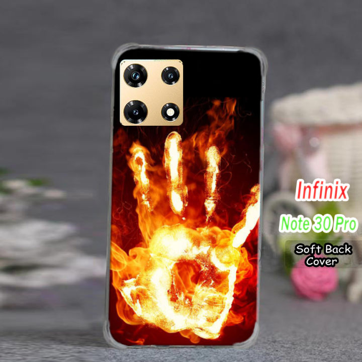 Infinix Note 30 Pro Back Cover - Fire 2Gud Soft Phone Case For Boys