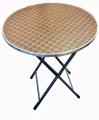 Folding Table Coffee Table Dining Table and Laptop Table Wooden Top Metal Legs. 