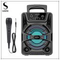 Sixonic GTS 1637 / 1638 Portable Rechargeable Wireless Bluetooth Speaker With Microphone USB SD Card Supported Powerful Sound Quality. 
