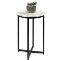 coffee table side table for living room  wooden marble texture powder coated paint Modern Luxury Living Room Table Gold Paint Finish x rode based coffee table. 