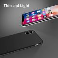 IPHONE XS MAX MATTE BLACK FLEXIBLE TPU CASE SLIM COVER - SHOCKPROOF. 
