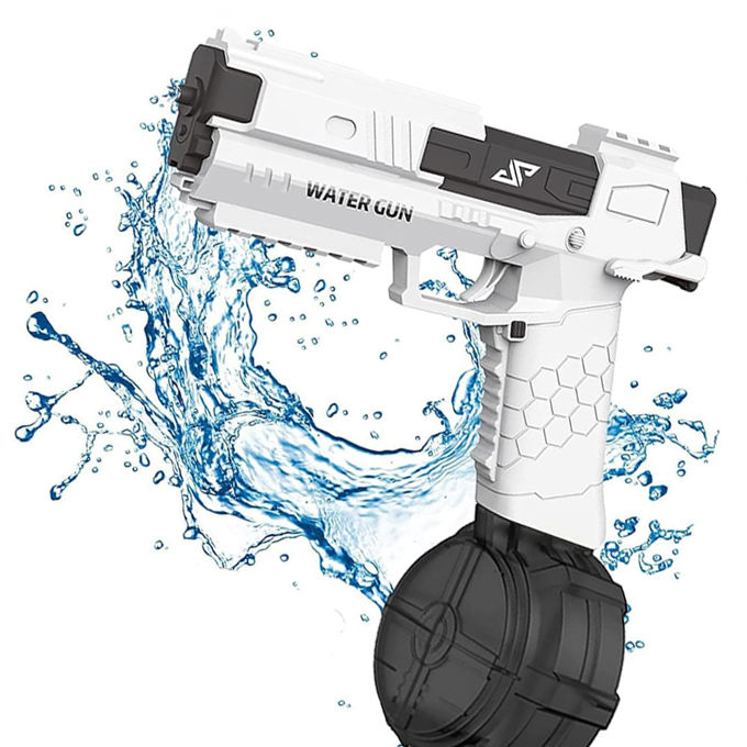 SplashMaster Pro - High-Powered Water Blaster Automatic Electric Water Toygun High Performances Spray Toygun Size Approx. 13 inch
