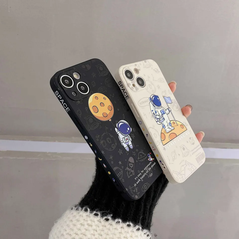 Astronaut Silicone Case For Xiaomi Redmi Note 11/10/9/8 Pro, MI 11 Lite – Colorful Slim Cover