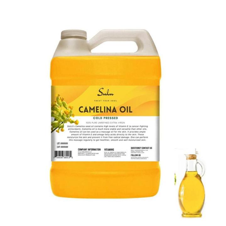 ORGANICS 100% Pure Extra Virgin Unrefined Cold Pressed Camelina Seed Oil 250ml