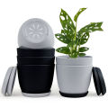 Fast Forward Extra Large Plant Pots: Two Vibrant Colors, Drainage, Ideal for Indoor Planters - Explore Multi-Packs for Plastic Planters, Cactus, and Succulents Decor. 