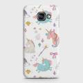 Samsung A3 2016 (A310) Cover - SkinLee HQ Hard Case - Neon Rainbow Unicorn - SKINLEE-475-1-237-32. 