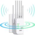 300Mbps Wireless WiFi Extender WiFi Booster 2.4G Network Amplifier 360° Full Coverage. 