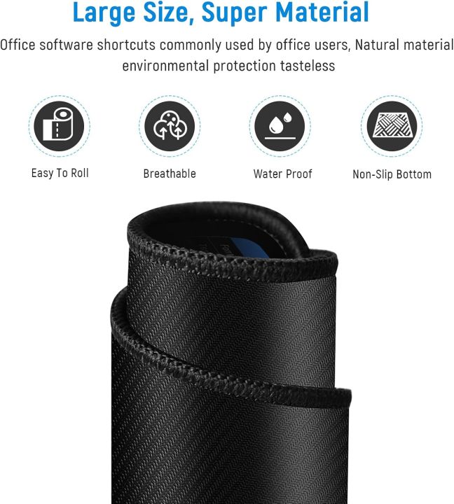 SP%20Dealz%20Large%20Gaming%20Mouse%20Pad%20Desk%20Mat%20Office%20Software%20Excel%20Shortcuts%20Mousepad%20with%20Personalized%20Design%20Extended%20Size%2035.4%20X%2015.7inches%20by%20Office%20Users%20-%20Image%208