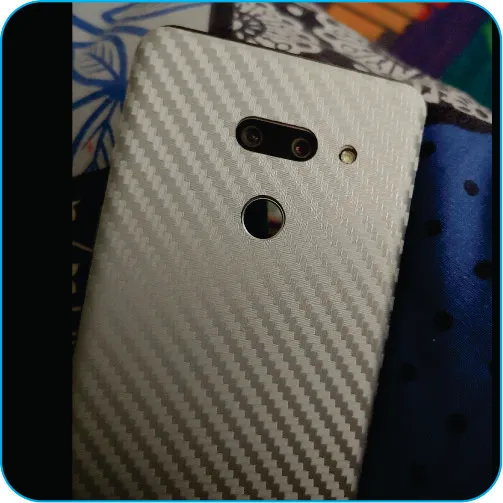 Infinix Note Back Paper OB Carbon Silver Sheet Anti-stain Only