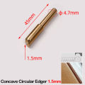 Leather Bisonnette Edge Beveler Push Beader for Leather Working Stitching Groover Scratch Creaser Embosser Edger Burnishing Tool. 