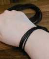 Daga/Dori Bracelet-Hand Made Black  Bracelet For Men & Women. 