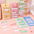 Cartoon index Sticker - 120 Small Sheets Cute Check List sticky notes stickers for Student & office stationary.. 