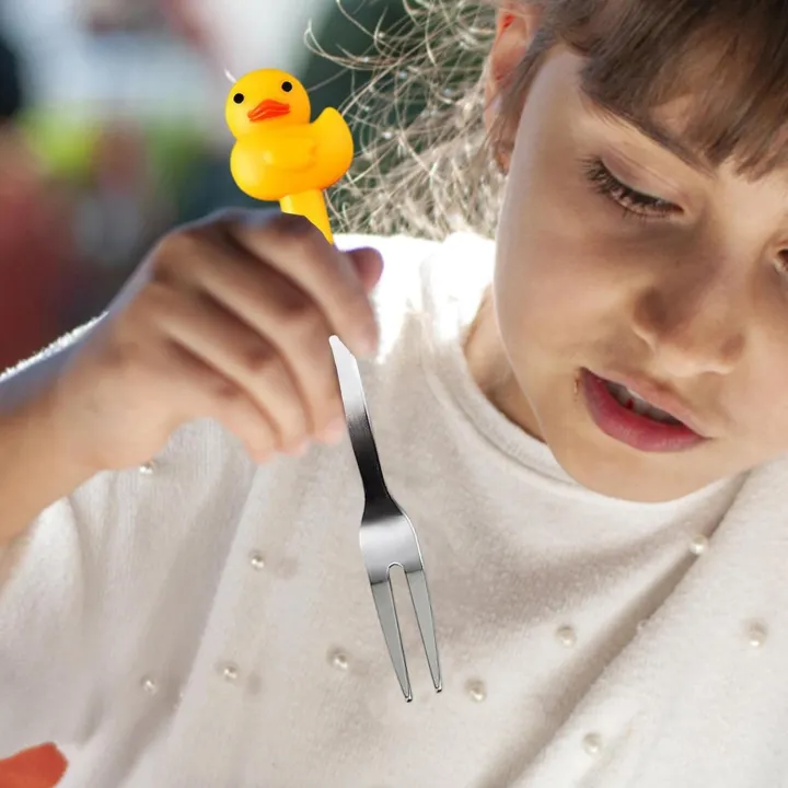 Fruit%20Fork%206%20Stainless%20Steel%20Cake%20Forks%20Small%20Duck%20with%20Jar%20Choices%20for%20Cakes%20with%20Cute%20Animals%20for%20Afternoon%20Tea%20Dessert%20Tableware%20-%20Image%205