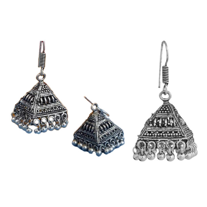 z jewellery Unique Triangular Shaped jhumka Earrings for Girls