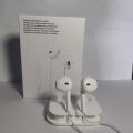 Handsfree | Android Premium Handsfree |  iPhone Designed Handsfree (3.5mm) | Master Copy | Stereo Sound |  Built-In Microphone | Color White | High-Quality Gaming Handsfree | Imported , High Quality Deep Bass.. 